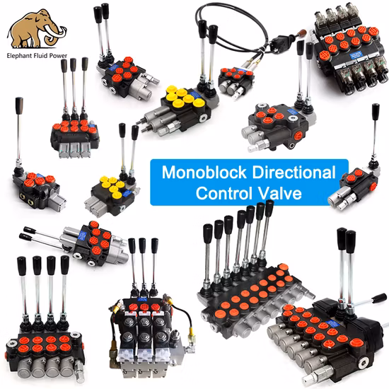 Válvula de controle direcional hidráulica 2p40 eletro