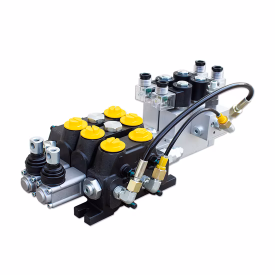 100lpm Electro-Hydraulic Control Distributor Valve 350bar