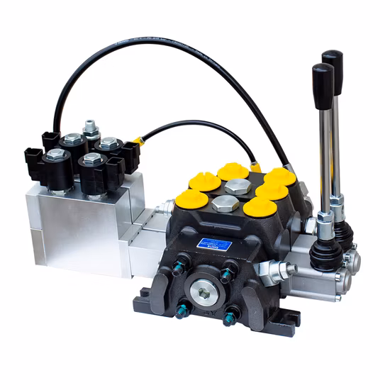 100lpm Electro-Hydraulic Control Distributor Valve 350bar