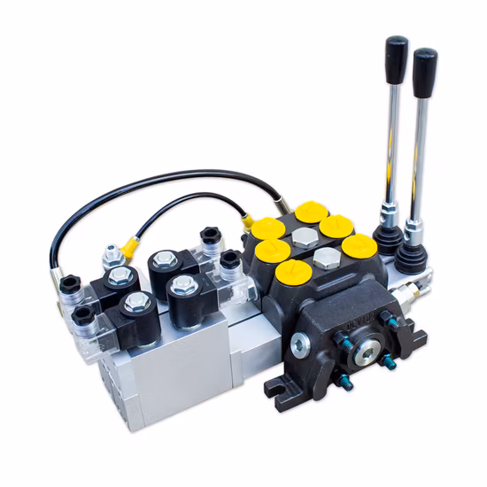 100lpm Electro-Hydraulic Control Distributor Valve 350bar