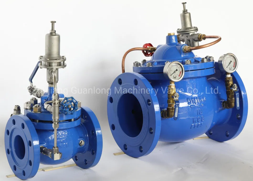 Water Use Diaphragm Piston Automatic Pressure Reducing Regulating Control Valve (GL200X)